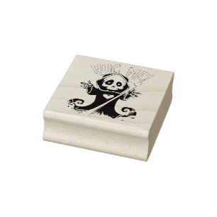 Hug Me Grim Sensenmann - Halloween Gummistempel