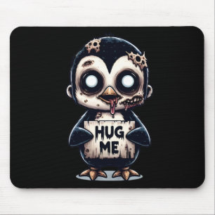 Hug Me Penguin Mousepad
