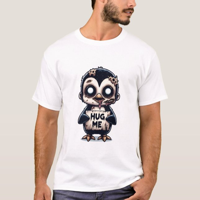 Hug Me Penguin T-Shirt (Vorderseite)