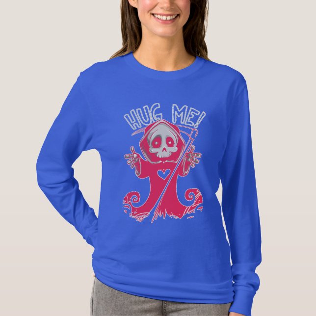 Hug Me Pink Grimreaper T-Shirt (Vorderseite)