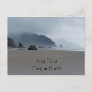 Hug Point Oregon Coast Beach Post Card Postkarte