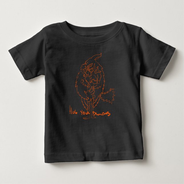 Hug Your Demons Baby T-shirt (Vorderseite)