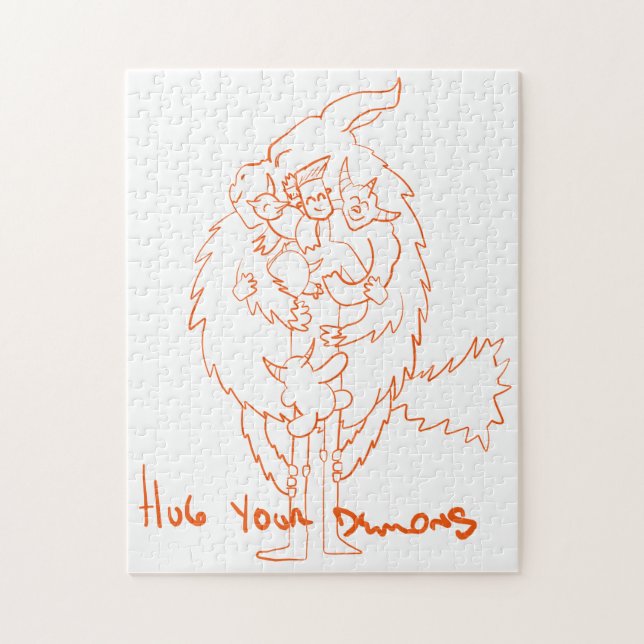 Hug Your Demons Puzzle (Vertikal)