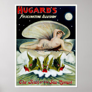 Hugards ~ Die Geburt der Meeresnymphe Poster