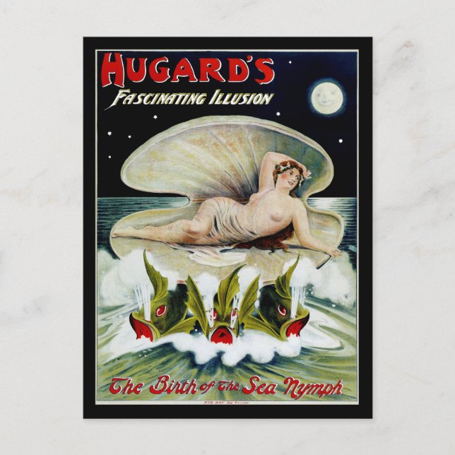 Hugard's ~ The Birth of the Sea Nymph Postkarte (Vorderseite)