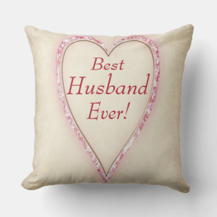 Huge Heart Best Husband Ever Kissen