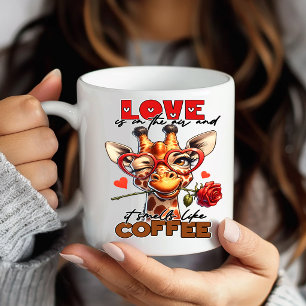 Huge Lustige Giraffe Kaffeetasse