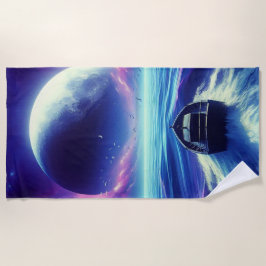 Huge Moon Strandtuch