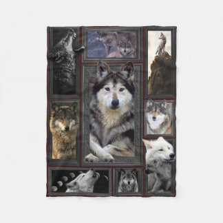 Huge Wolf 3D Blanket Fleecedecke