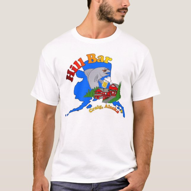 Hügel-Bar schlicht T-Shirt (Vorderseite)