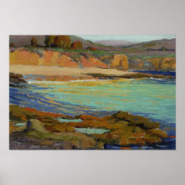 Hügel - Blick auf die Küste Poster