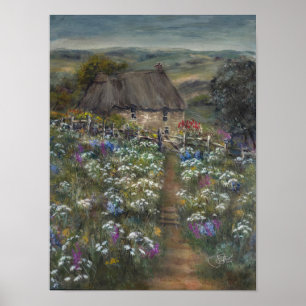 Hügel Cottage Poster