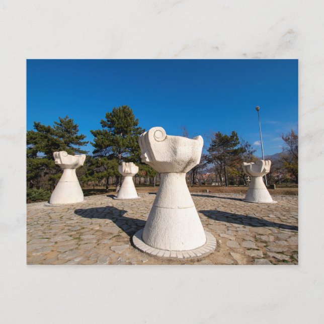 Hügel der Unbesiegten, Prilep, Mazedonien Postkart Postkarte (Vorderseite)