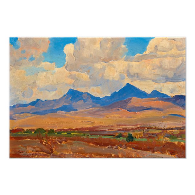 Hügel in der Nähe der Tumacori Mission, Arizona vo Fotodruck (Vorne)