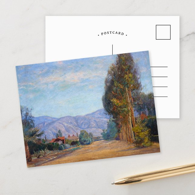Hügel in der Nähe von Redlands, CA | Theodore Clem Postkarte (Von Creator hochgeladen)