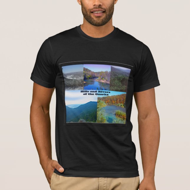 Hügel und Flüsse der Ozarks T-Shirt (Vorderseite)