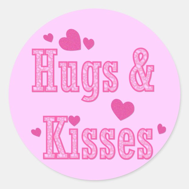 Hügel und Kisses Stickers (Vorderseite)