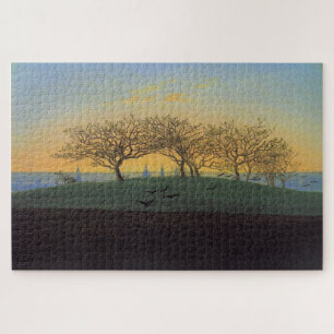 Hügel und Pflugfelder bei Dresden - Friedrich Puzzle