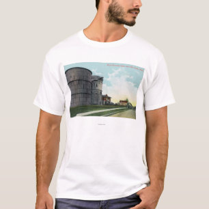 Hügel-Wasserreservoir-Szene der Königin-Anne T-Shirt