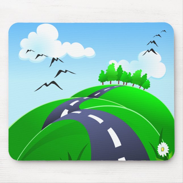 Hügelstraße, Mousepad (Vorne)