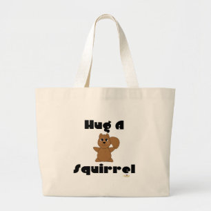 Huggable Brown Eichhörnchen umarmen Eichhörnchen Jumbo Stoffbeutel
