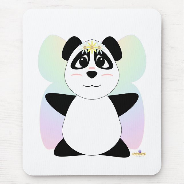 Huggable Fairy Panda Bear Mousepad (Vorne)
