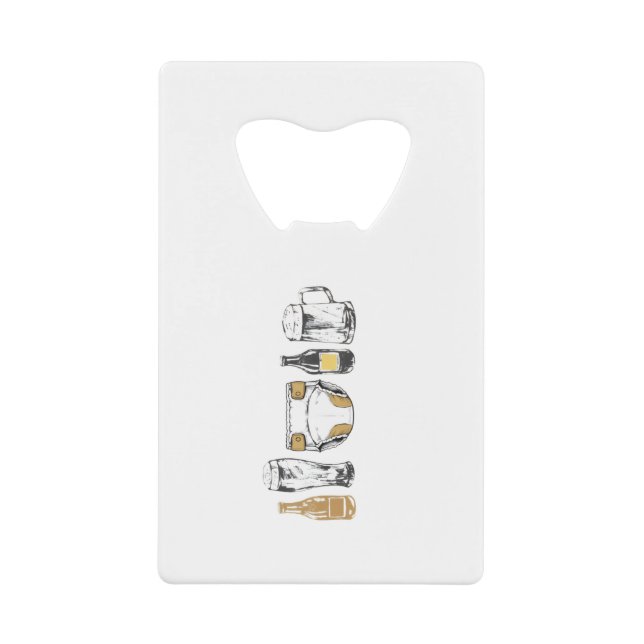 Huggies and Chuggies Geldbeutel Flaschenöffner (Vorderseite)