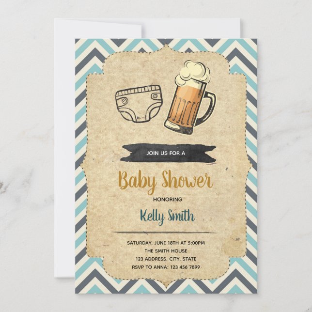 Huggies und Schuggies Party Einladung (Vorderseite)