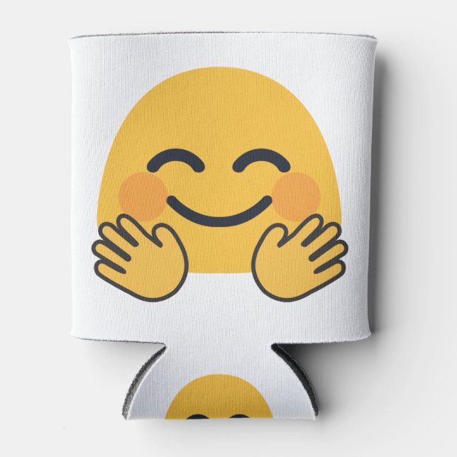Hugging Emoji Dosenkühler (Vorderseite)