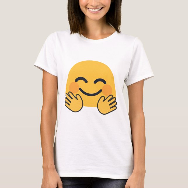 Hugging Emoji T-Shirt (Vorderseite)