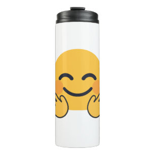 Hugging Emoji Thermosbecher