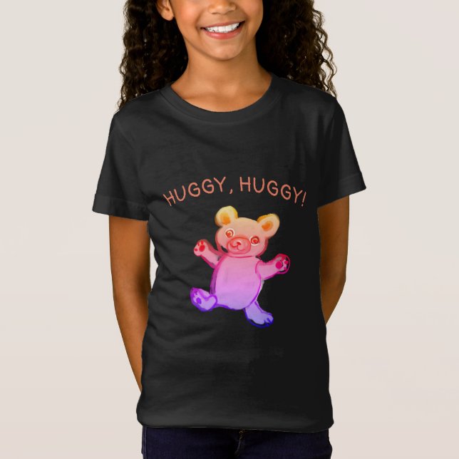 Huggy, Huggy, Teddy Bär T-Shirt (Vorderseite)