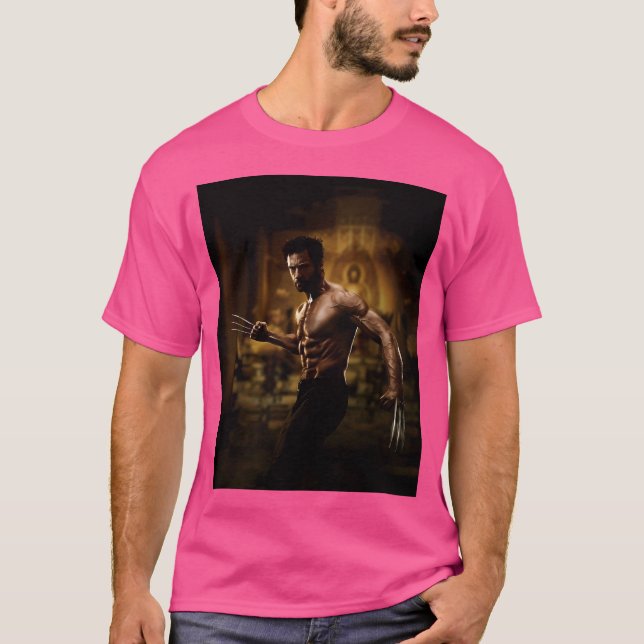 Hugh Jackman T-Shirt (Vorderseite)