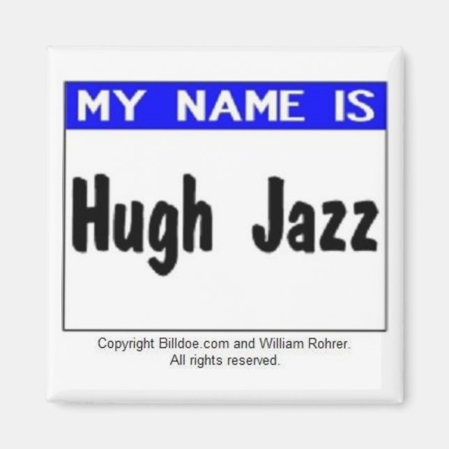 Hugh Jazz Magnet (Vorne)