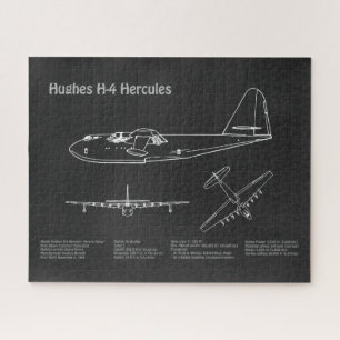 Hughes H-4 Hercules Spruce Goose - Flugzeugpläne Puzzle