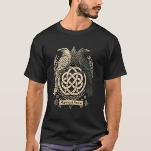 Huginn & Muninn Wikinger Rabe u2013 Nordische Myth T-Shirt
