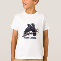 Huginn und Muninn Kids T - Shirt, Odins Ravens T-S