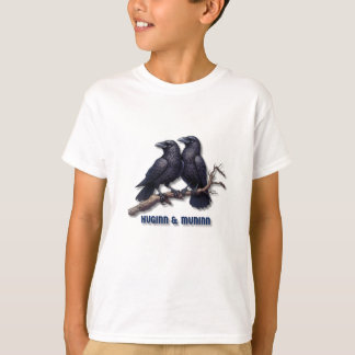 Huginn und Muninn Kids T - Shirt, Odins Ravens T-S T-Shirt