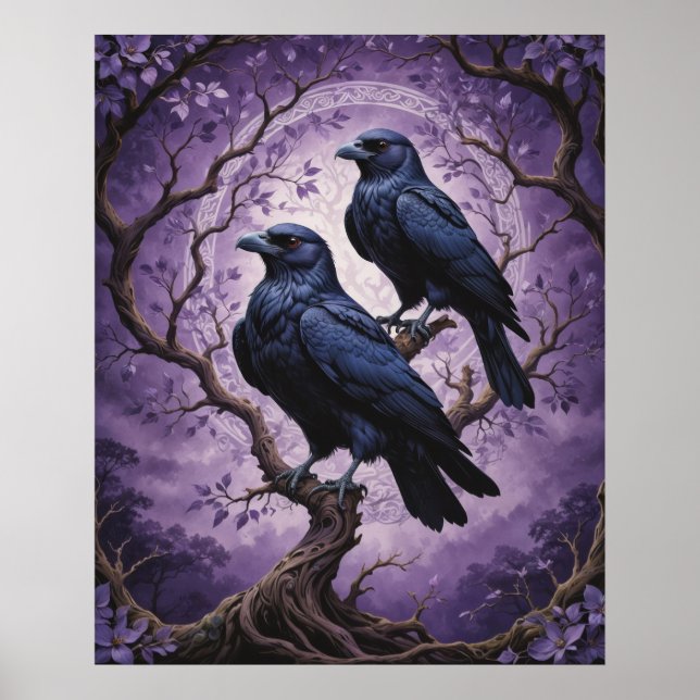Huginn und Muninn Poster (Vorne)