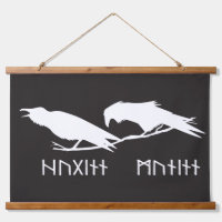 Huginn und Muninn Wikinger Raben nordeuropäische T