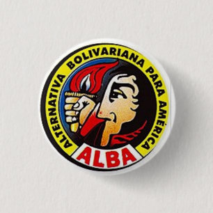 HUGO CHAVEZ BOLIVARISCHER SOZIALIST BUTTON