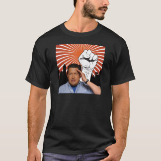Hugo Chavez - Hugo Salutes Stil T-Shirt