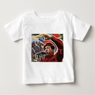 Hugo Chavez - Stil der Cartoon Revolution Baby T-shirt