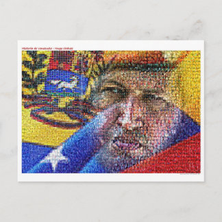 Hugo Chavez - Venezuela. Postkarte