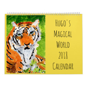 Hugo magischer Wandkalender Welt2018
