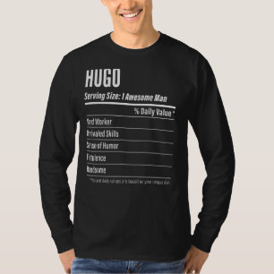 Hugo Serving Size Nutrition Label Kalorien T-Shirt