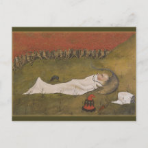 Hugo Simberg Tomtekungen sover CC0428 Postkarte