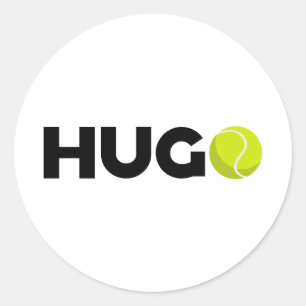 Hugo Tennis Runder Aufkleber