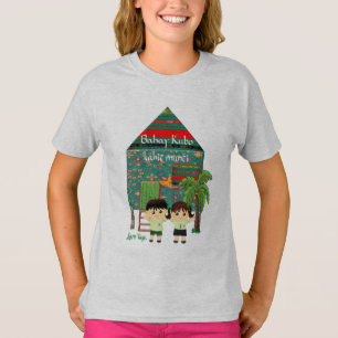 Hugot Linie "Laro tayo", Bahay Kubo, Philippinen T-Shirt