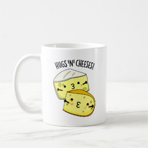Hugs and Cheeses Funny Cheese Puff Kaffeetasse